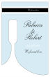 Simple Portrait Small Bottoms Up Rectangle Wine Wedding Label 2.25x3.5